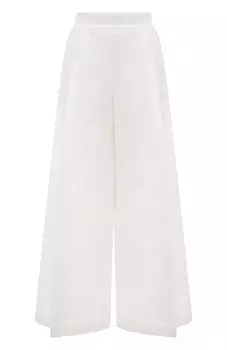 Брюки из хлопка и льна Tak.Ori