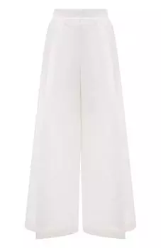 Брюки из хлопка и льна Tak.Ori