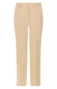 Брюки из хлопка и льна Weekend Max Mara