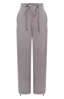 Брюки из хлопка и льна Y`s