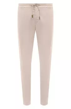 Брюки из хлопка и шелка Andrea Campagna