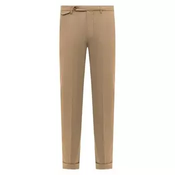 Брюки из хлопка и шелка Berwich