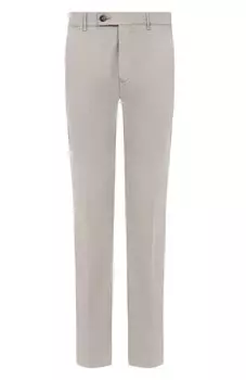 Брюки из хлопка и шелка Berwich