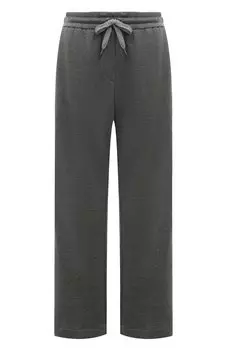 Брюки из хлопка и шелка Brunello Cucinelli