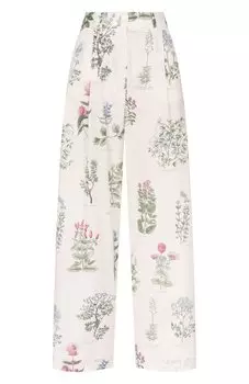 Брюки из хлопка и шелка Colombo