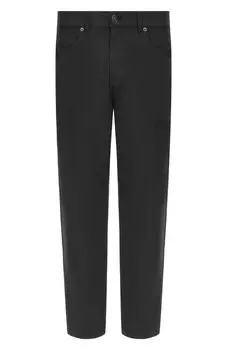 Брюки из хлопка и шелка Dondup