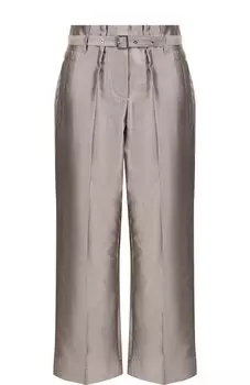Брюки из хлопка и шелка Giorgio Armani