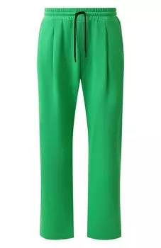 Брюки из хлопка и шелка KNT