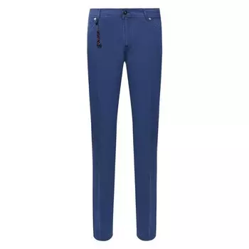 Брюки из хлопка и шелка Marco Pescarolo