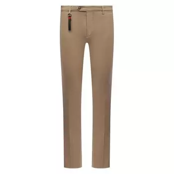 Брюки из хлопка и шелка Marco Pescarolo