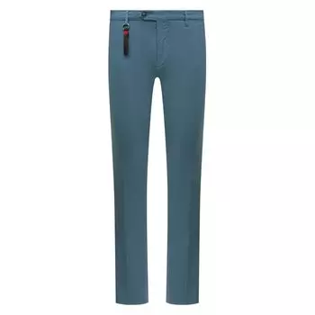 Брюки из хлопка и шелка Marco Pescarolo