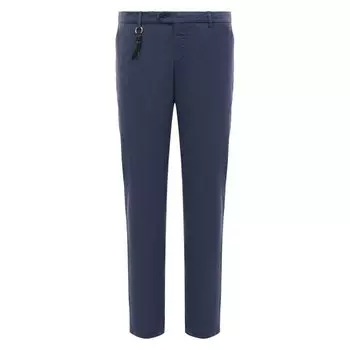 Брюки из хлопка и шелка Marco Pescarolo