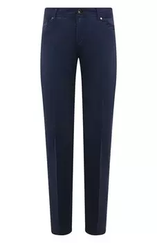 Брюки из хлопка и шелка Marco Pescarolo