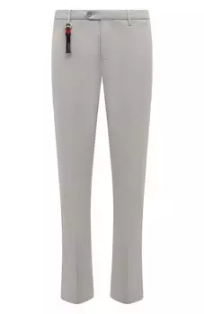 Брюки из хлопка и шелка Marco Pescarolo