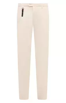 Брюки из хлопка и шелка Marco Pescarolo