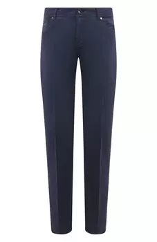 Брюки из хлопка и шелка Marco Pescarolo