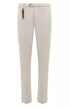 Брюки из хлопка и шелка Marco Pescarolo