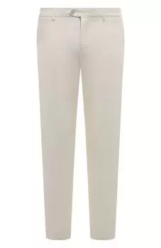 Брюки из хлопка и шелка Marco Pescarolo
