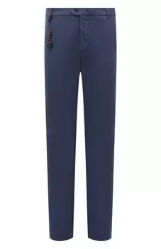 Брюки из хлопка и шелка Marco Pescarolo