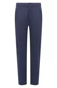 Брюки из хлопка и шелка Marco Pescarolo