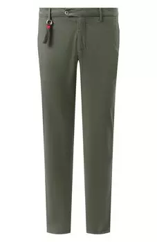 Брюки из хлопка и шелка Marco Pescarolo