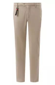 Брюки из хлопка и шелка Marco Pescarolo