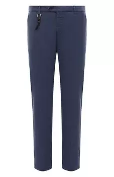 Брюки из хлопка и шелка Marco Pescarolo