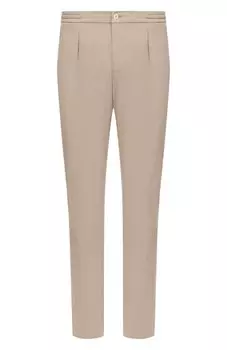 Брюки из хлопка и шелка Marco Pescarolo