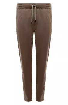 Брюки из хлопка и шелка MVST