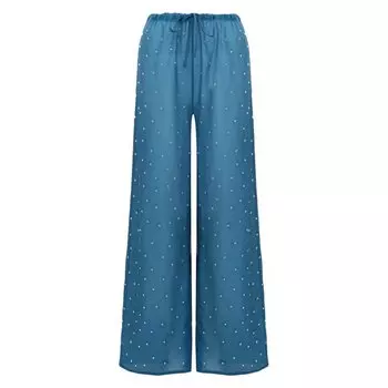 Брюки из хлопка и шелка OSEREE