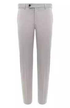 Брюки из хлопка и шелка Windsor