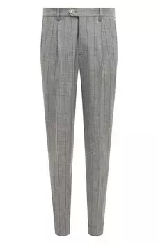 Брюки из хлопка и шерсти Brunello Cucinelli