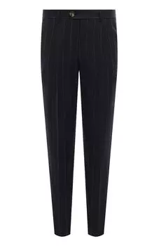 Брюки из хлопка и шерсти Brunello Cucinelli