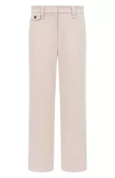 Брюки из хлопка и шерсти Brunello Cucinelli