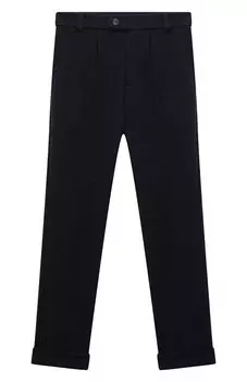 Брюки из хлопка и шерсти Eleventy