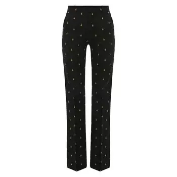 Брюки из хлопка и шерсти Gucci