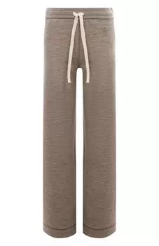 Брюки из хлопка и шерсти Jil Sander