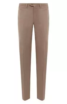Брюки из хлопка и шерсти Kiton