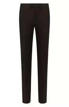Брюки из хлопка и шерсти Kiton
