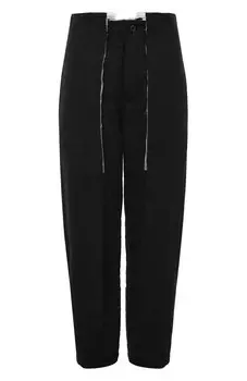 Брюки из хлопка и шерсти Uma Wang