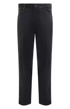 Брюки из хлопка и вискозы Emporio Armani
