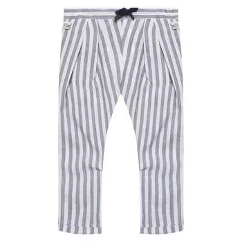 Брюки из льна и хлопка Brunello Cucinelli