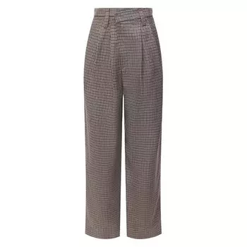 Брюки из льна и шерсти Brunello Cucinelli