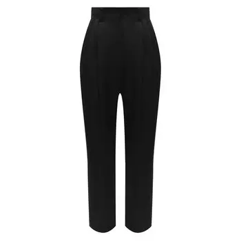 Брюки из шелка и хлопка Brunello Cucinelli