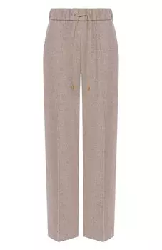 Брюки из шелка и кашемира Colombo