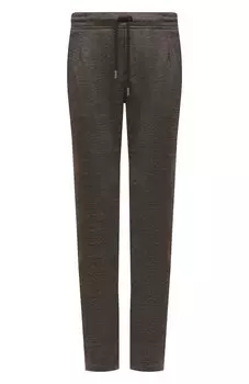 Брюки из шелка и льна MUST