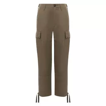 Брюки из шелка и льна Polo Ralph Lauren