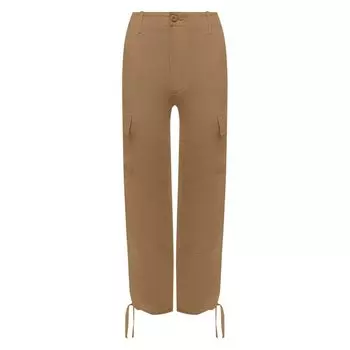 Брюки из шелка и льна Polo Ralph Lauren