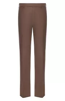 Брюки из шелка и льна Tom Ford