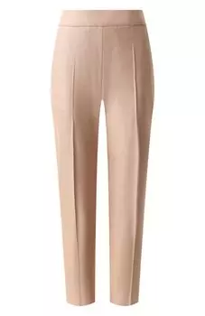 Брюки из шелка и шерсти Agnona